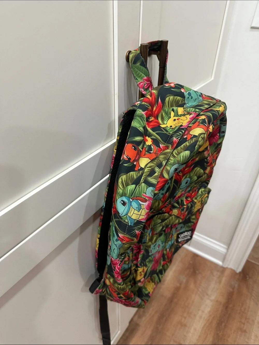 Loungefly Pokémon Tropical Print Backpack - Green, Red, Yellow, Blue, Orange